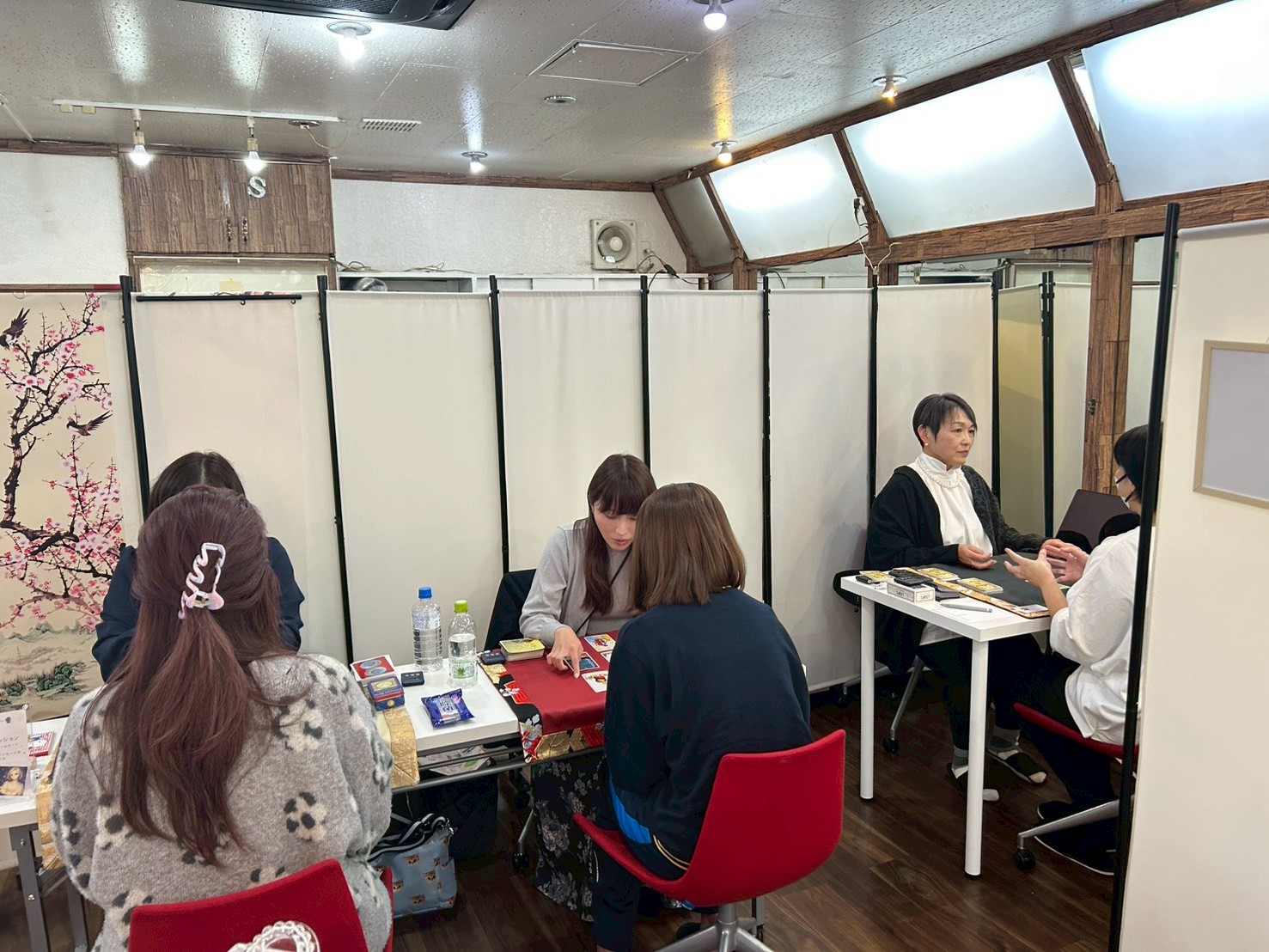 タロット占いフェスタの会場の様子